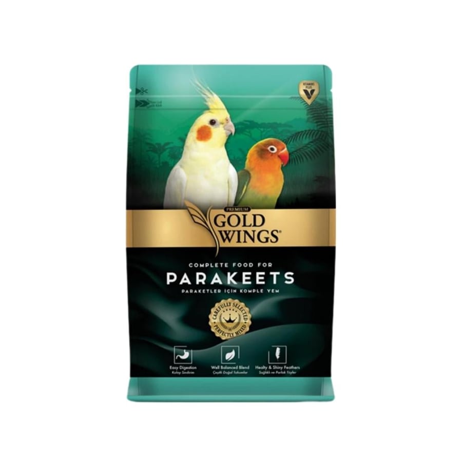 غولد وينجز طعام متكامل لطيور الكروان والروز 1kg