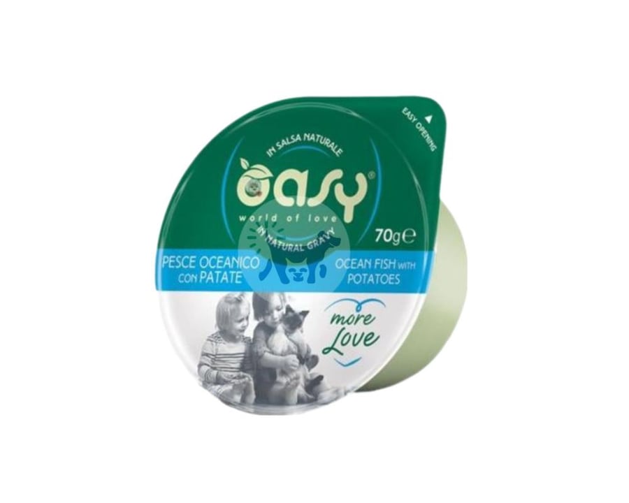 اوسي طعام رطب للقطط بأسماك المحيط والبطاطس 70g