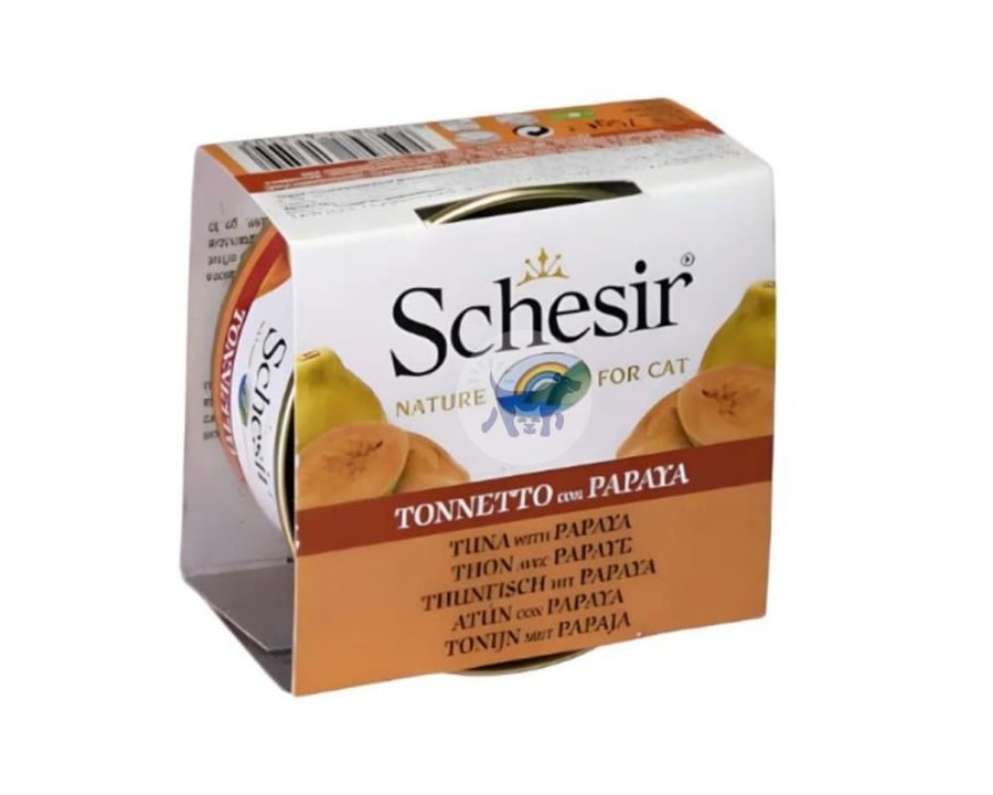 شيزر طعام رطب للقطط بالتونة والبابايا 75g