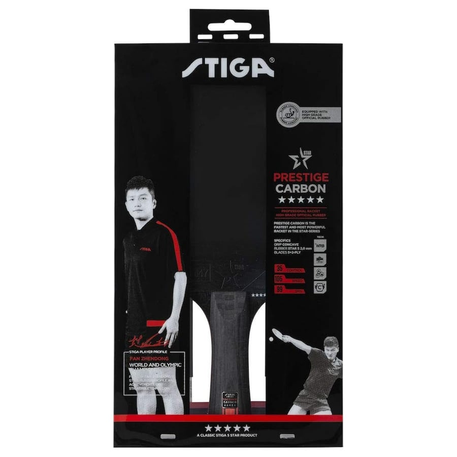 Stiga Prestige Carbon 4-Star Tennis Table Bat