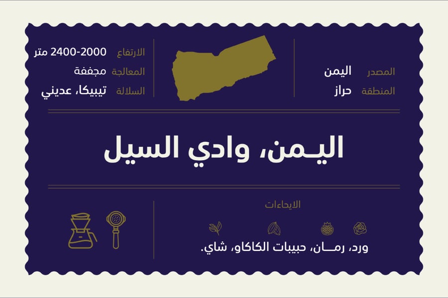 تصميم اليمن وادي السيل محمصة إكس