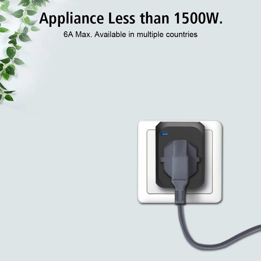 Universal travel adapter – with USB-A ports and USB-C port
