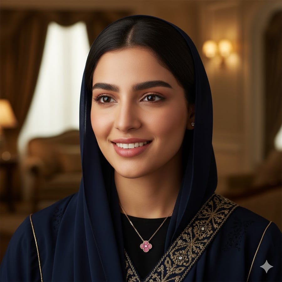 تعليقة ذهب عيار 18 فان كليف | Van Cleef