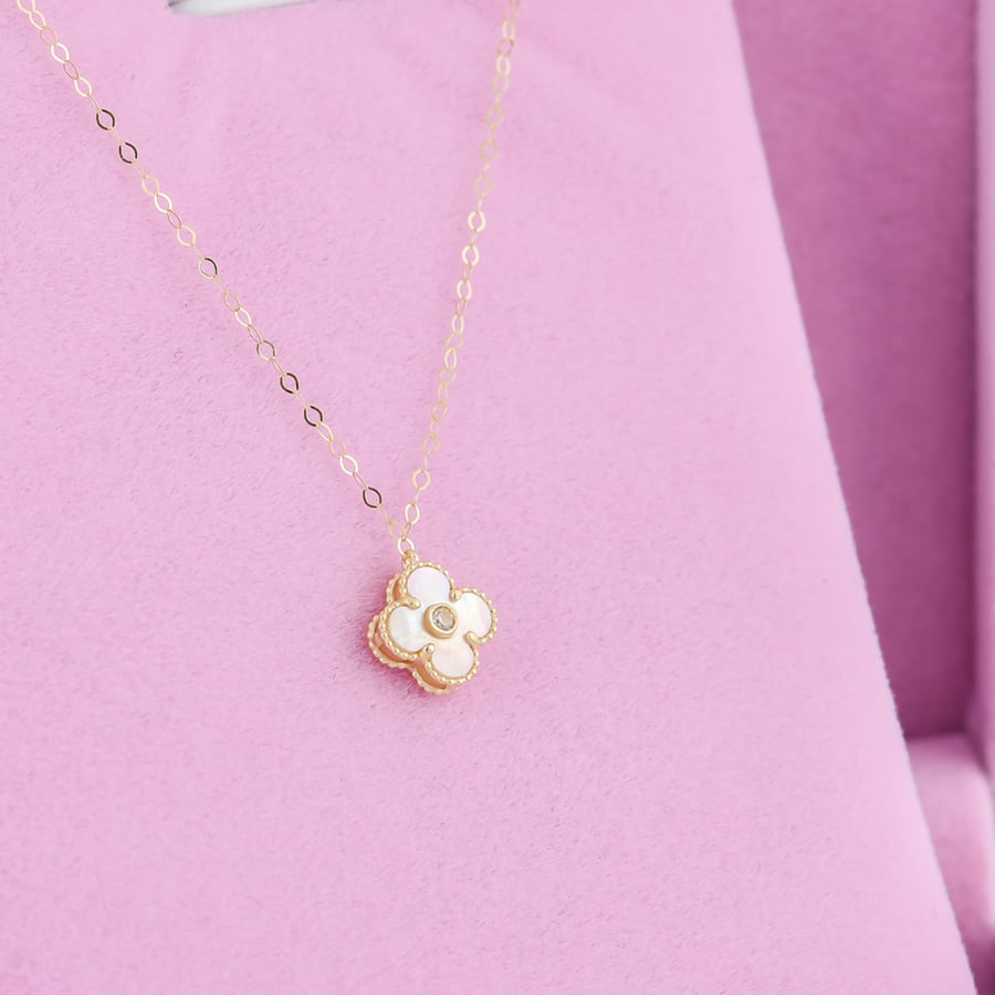 تعليقة ذهب عيار 18 فان كليف | Van Cleef