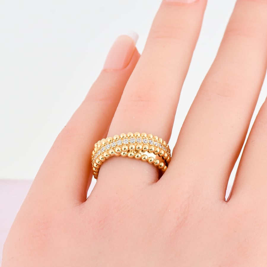دبله فان كليف | Van Cleef عيار 18