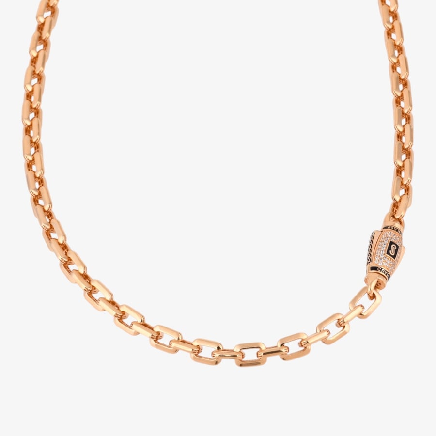 عقد MONACO CHAIN CAVO أصلي ذهب عيار 21