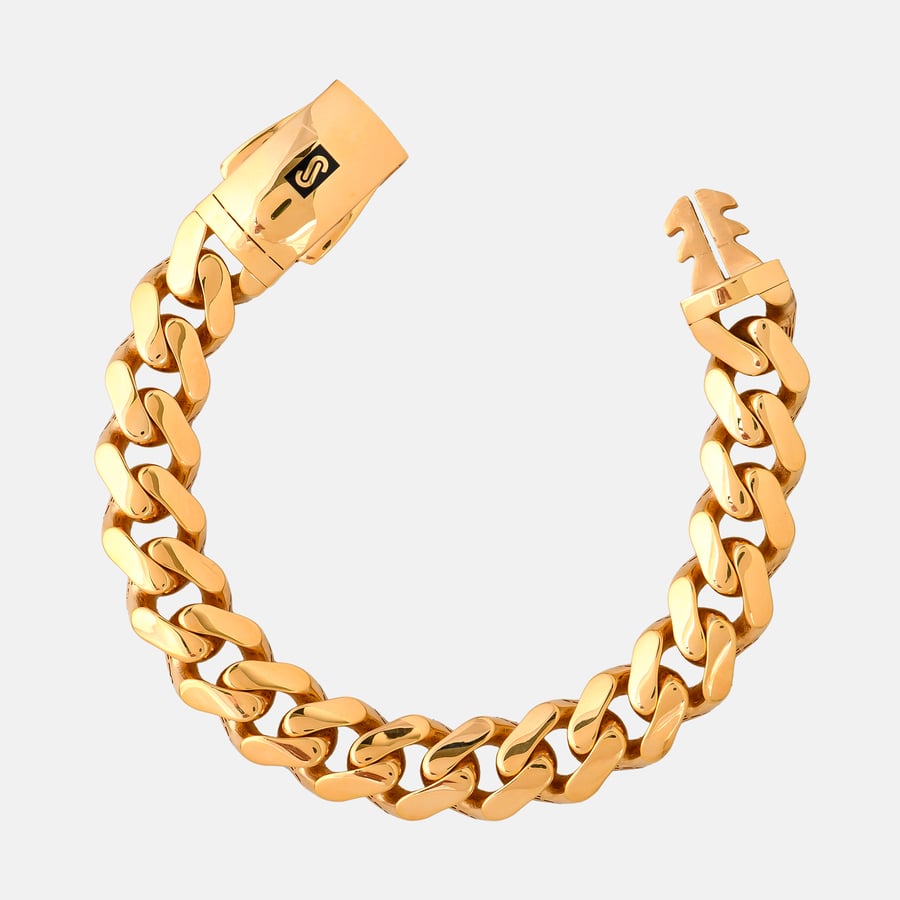 اسوارة MONACO أصلي ذهب عيار 21 CLASSIC Plain Lock 13.5