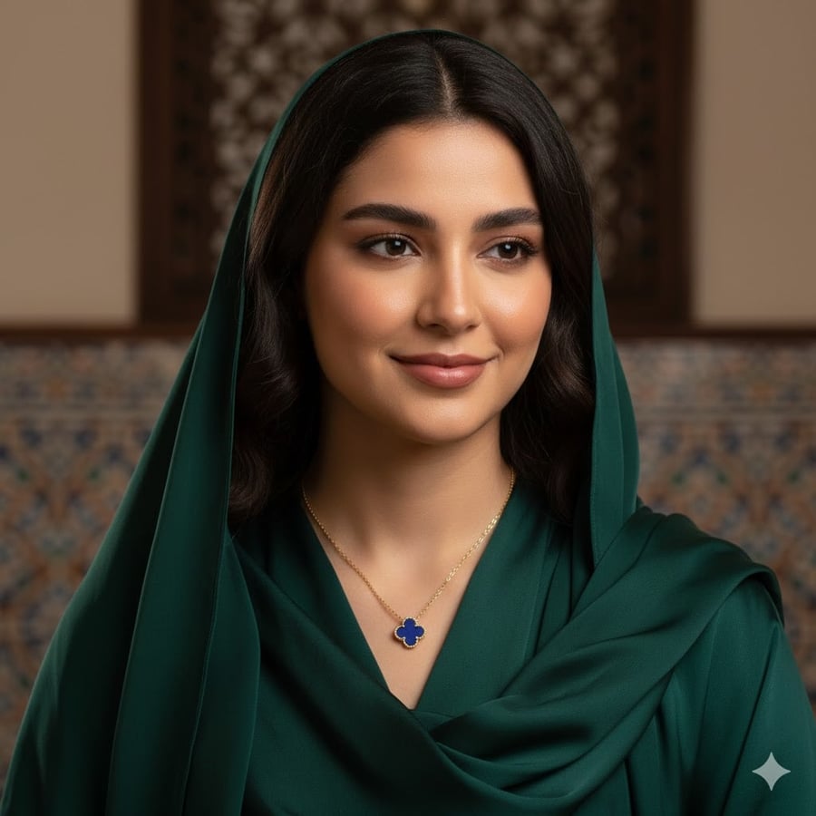 تعليقة ذهب عيار 18 فان كليف | Van Cleef