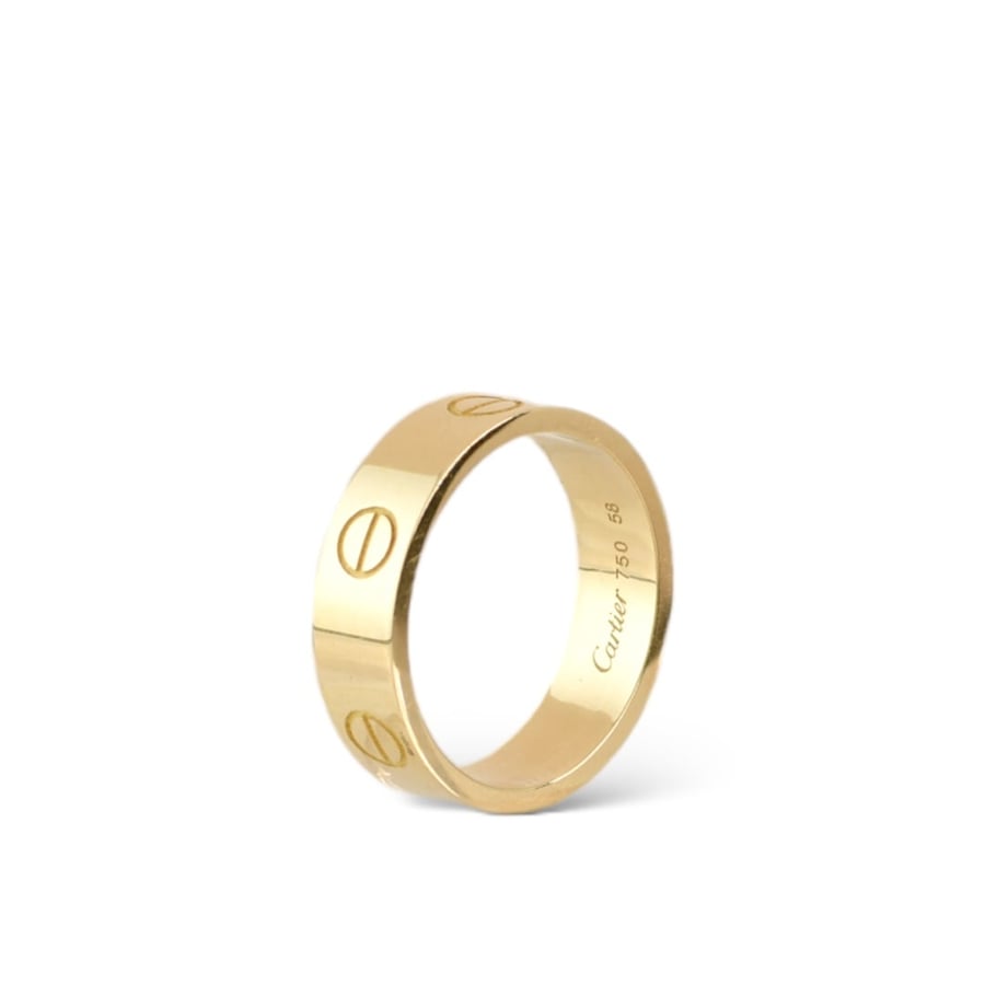 دبله ذهب بتصميم مسامير كارتير | CARTIER عيار 18