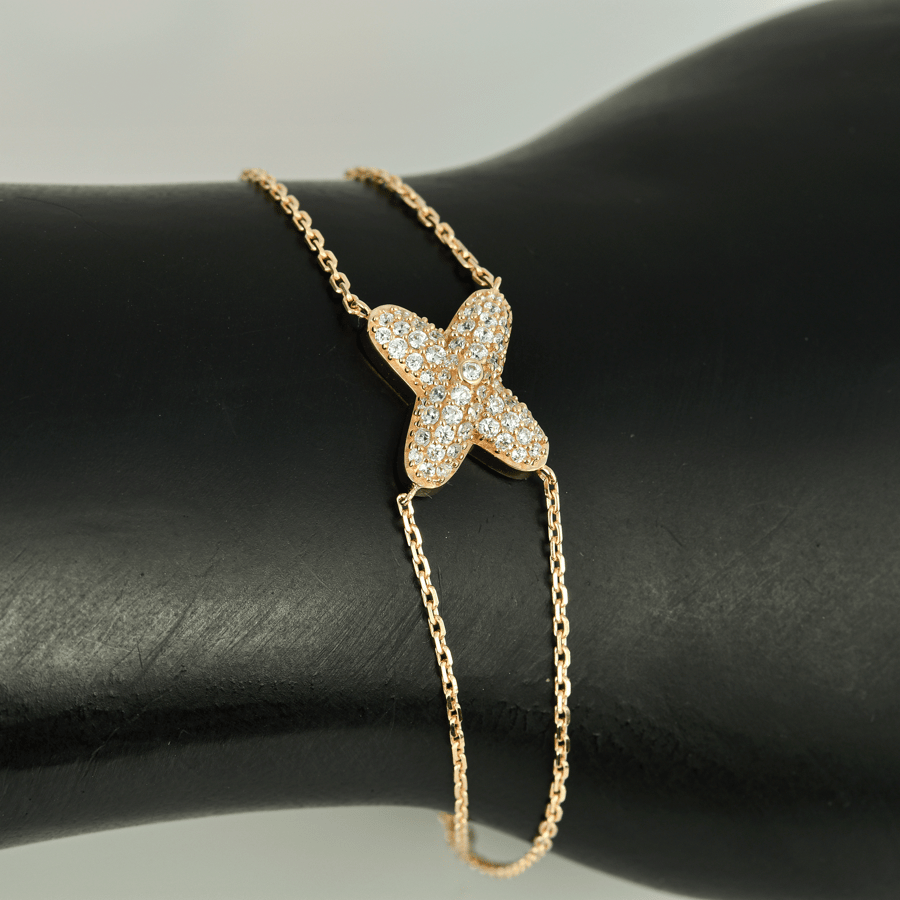 سواره ذهب حرف x شومية | CHAUMET عيار 18