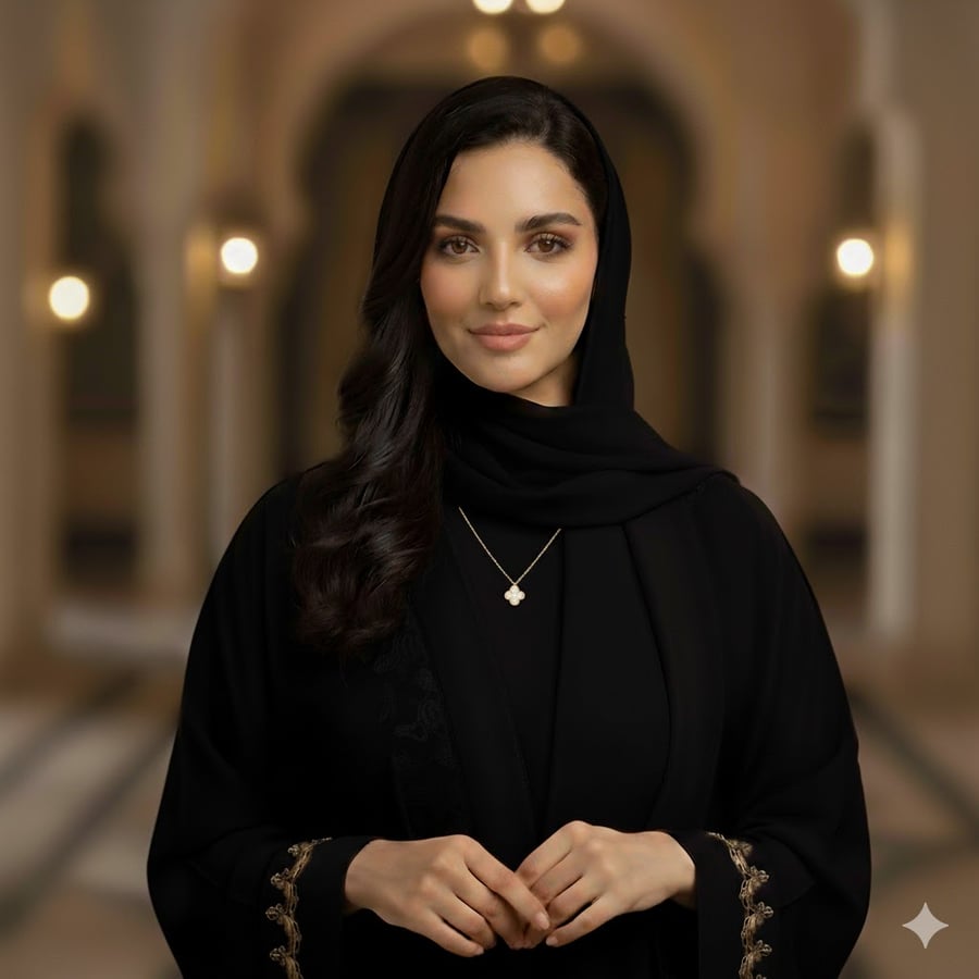 تعليقة ذهب عيار 18 فان كليف | Van Cleef