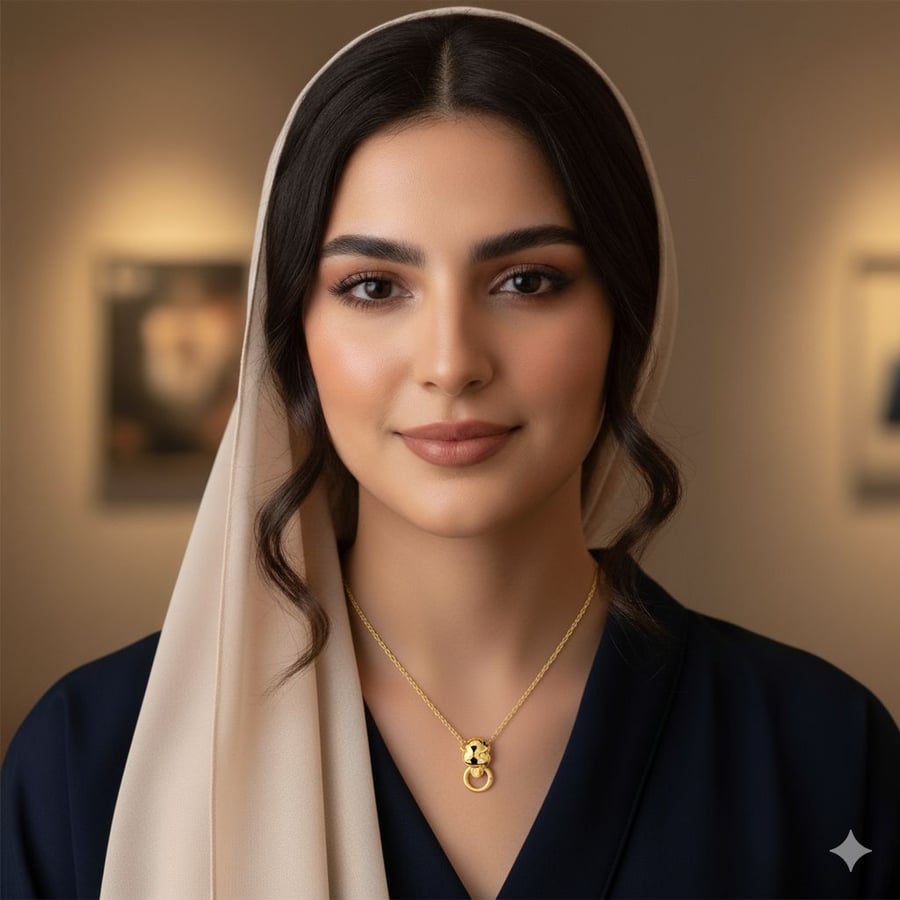 تعليقة ذهب عيار 18 كارتير | CARTIER