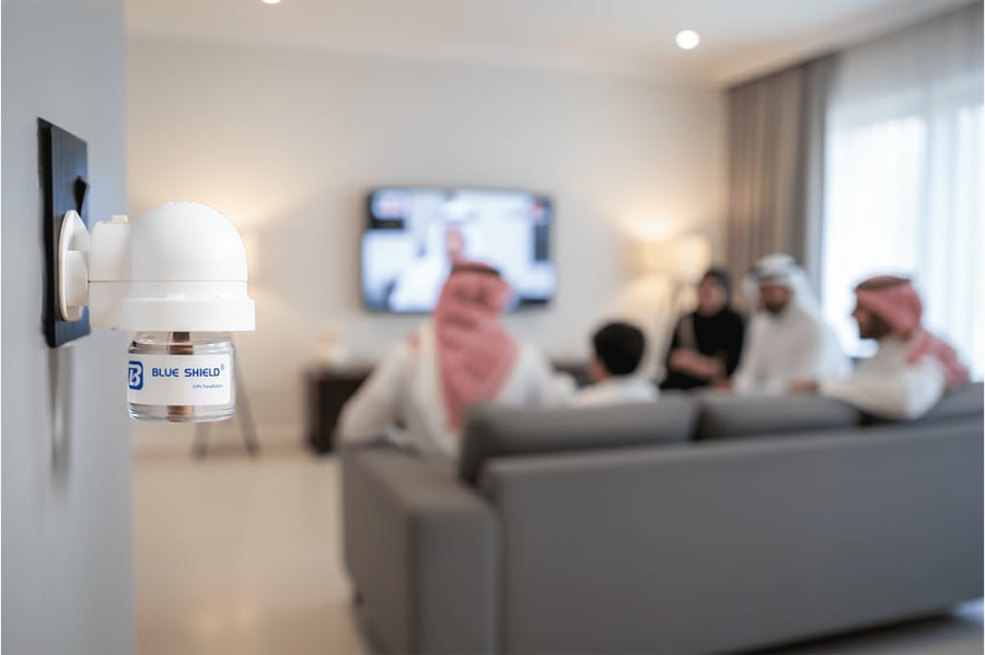 باقة بلو شيلد: 3 أجهزة + 3 عبوات سائل طارد البعوض | Blue Shield
