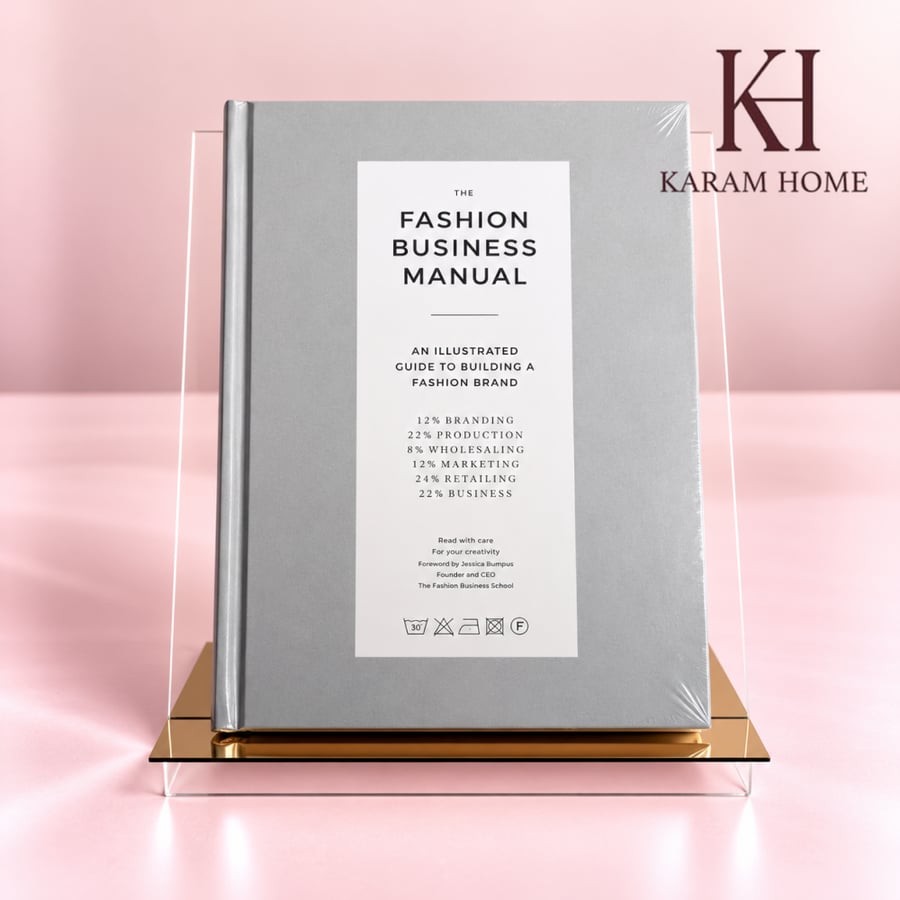 كتاب ديكور Fashion Business Manual رمادي