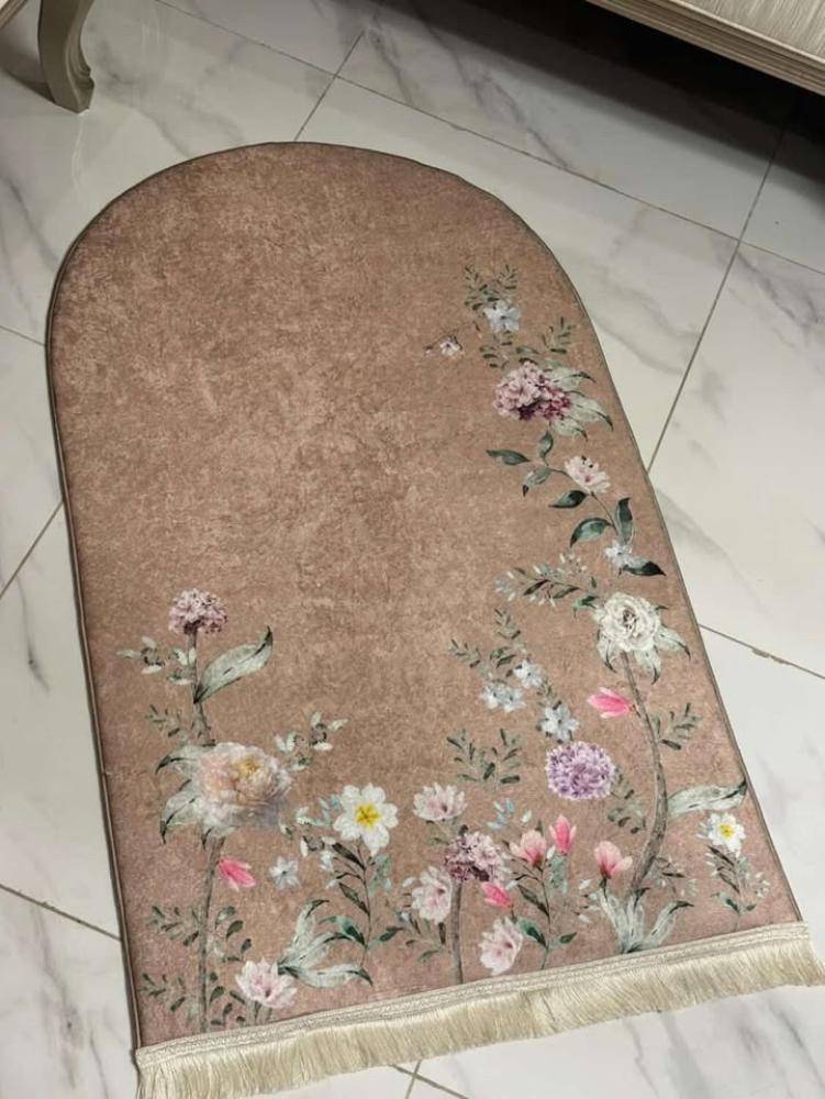 سجاد حراري بطبعة الزهور لحمي