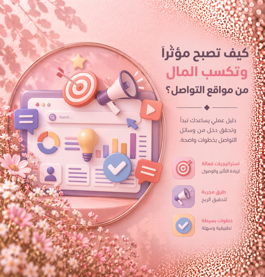 كيف تصبح مؤثر وتكسب المال من مواقع التواصل الاجتماعي
