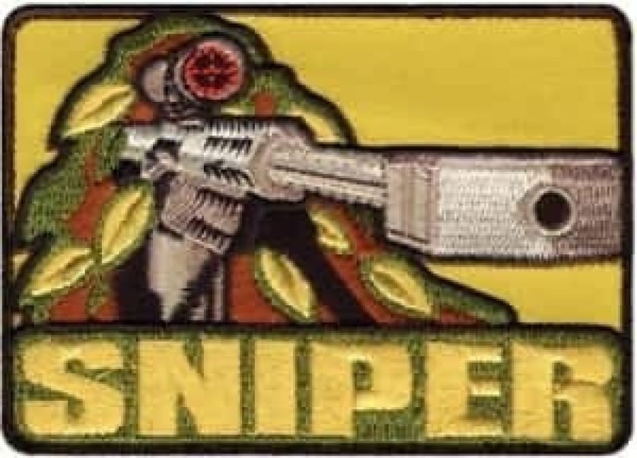 صورة شارة القناص SNIPER للملابس التكتيكية