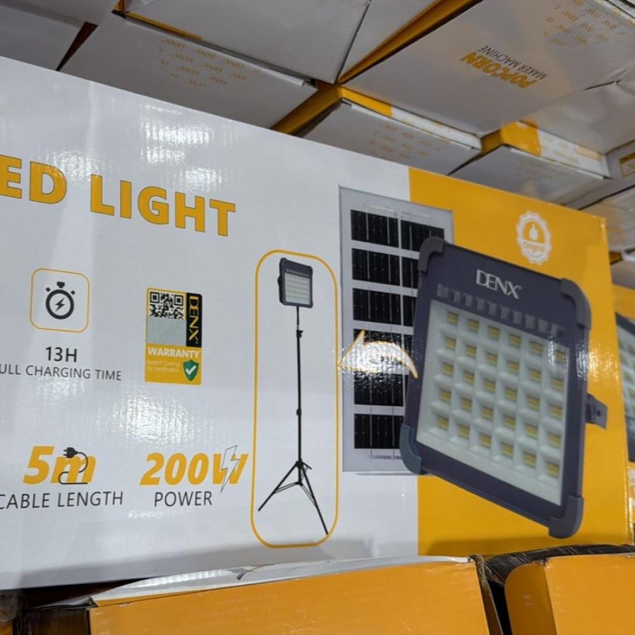 مصباح حائط LED تعمل بالطاقة الشمسية و الشحن، دينكس dx2358 كشاف