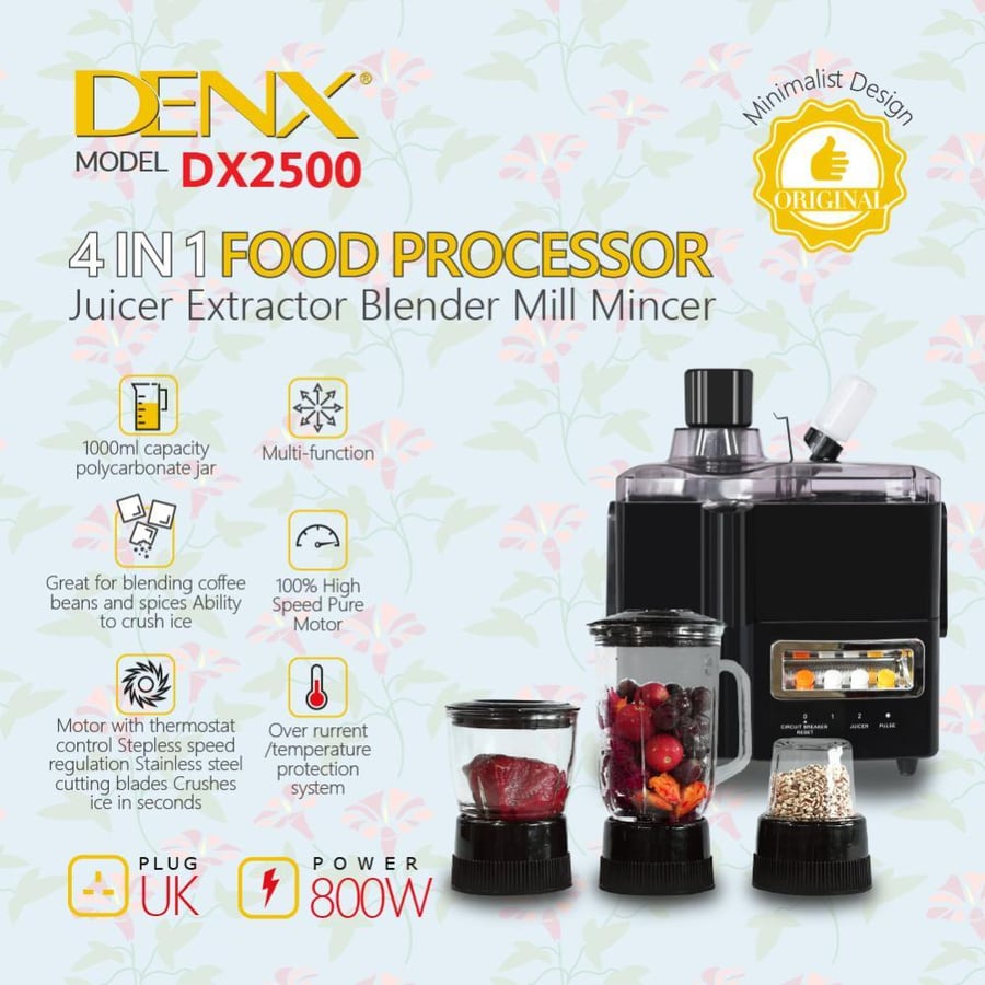 محضرة الطعام 4 في 1 ، دينكس dx2500