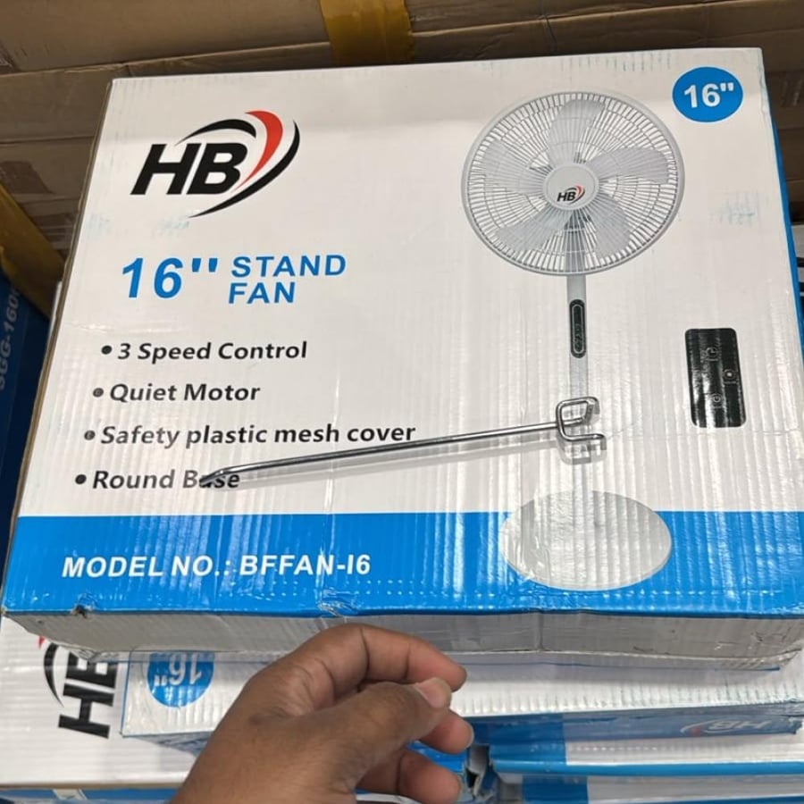 مروحة عمودية كهربائية مع ريموت HB