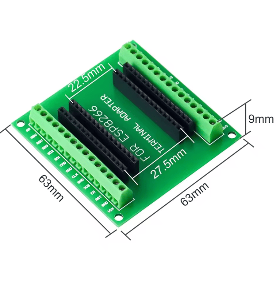 لوحة توسعة ESP8266 Expansion Board – متوافقة مع 30PIN Development Board