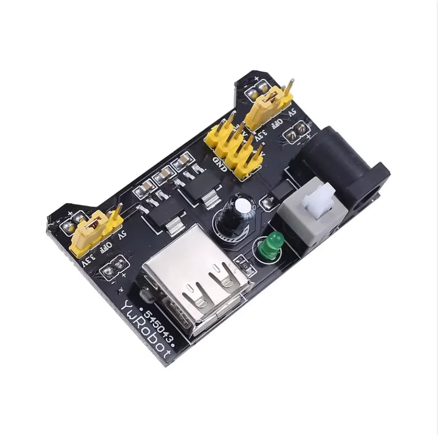 وحدة تزويد الطاقة MB102 للبريد بورد – 3.3V و5V