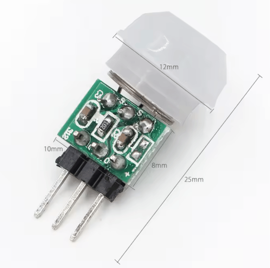 حساس حركة الانسان يعمل بالاشعة تحت الحمراء | AM312 Mini Infrared Human Motion Sensor