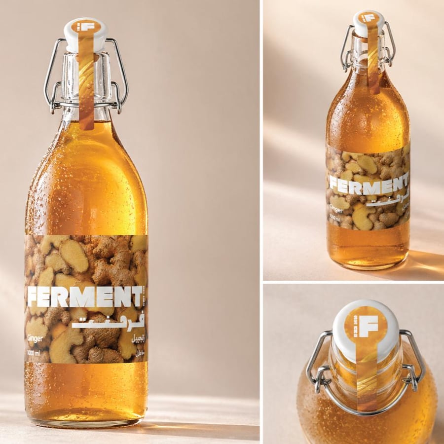 GINGER KOMBUCHA - كامبوتشا زنجبيل