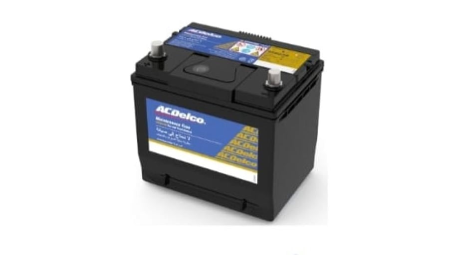 بطارية إيه سي ديلكو ACDelco مقاس 55D23R بقوة 60 أمبير (صناعة وطنية)