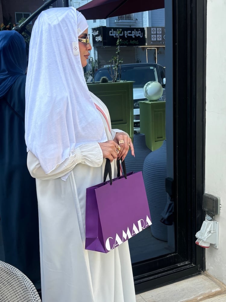 عبايه حج و عمره أبيض