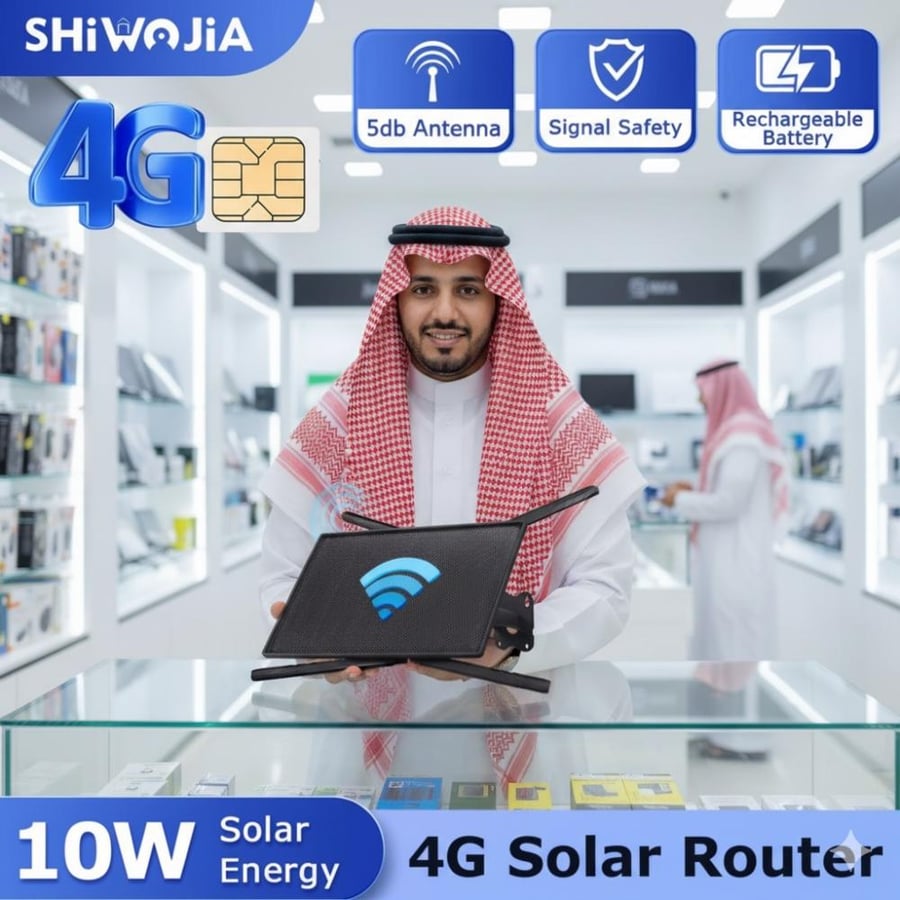 راوتر يعمل بالطاقة الشمسية
