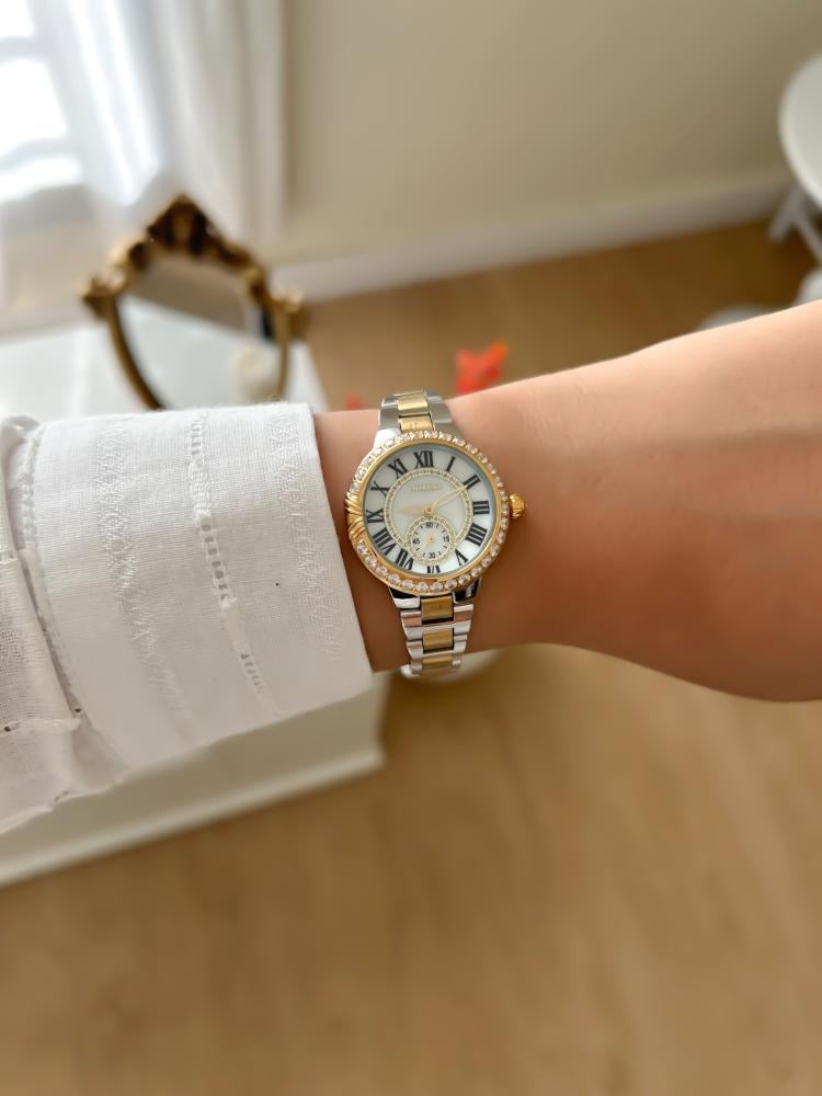 MARVINA women's watch stainless steel silver gold