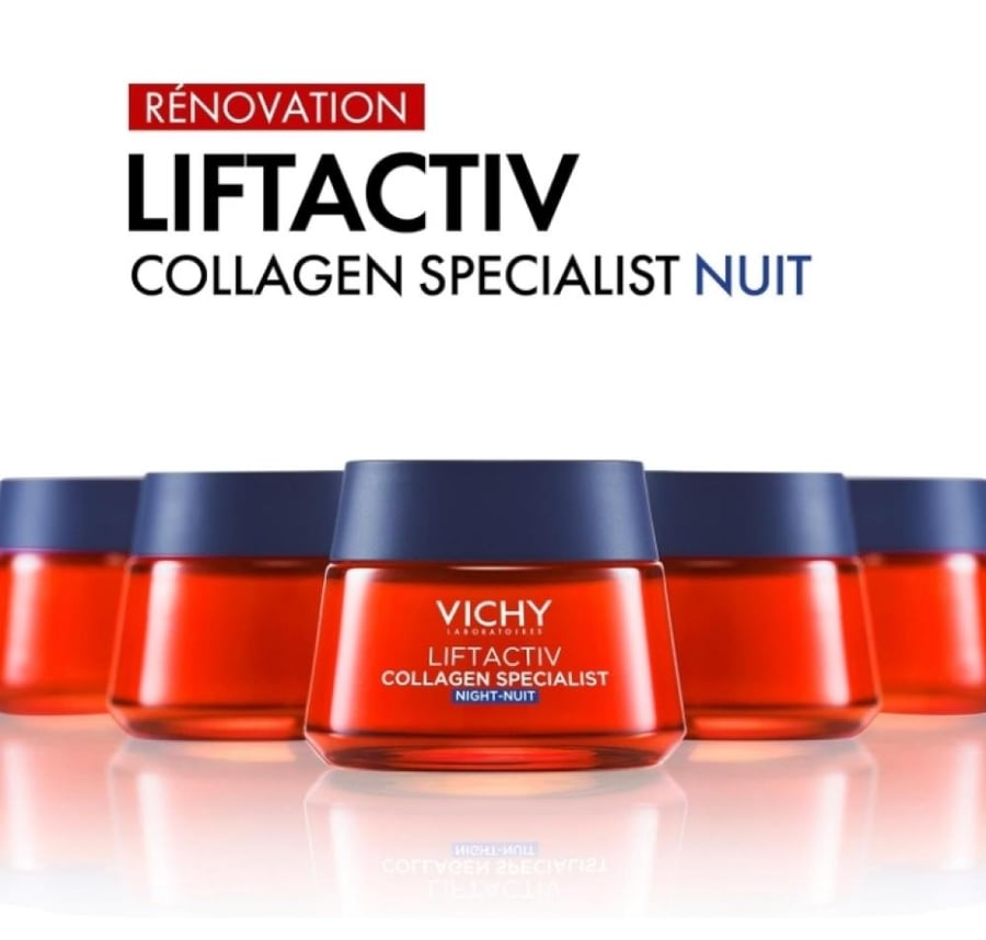 Vichy Liftactiv Collagen Specialist Night Cream Anti Aging Face Moistu