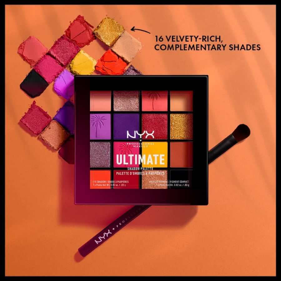 NYX PROFESSIONAL MAKEUP Ultimate Shadow Palette - Festival Edition - 13.28 gm