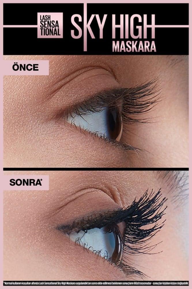 Maybelline Lash Sensational Sky High Waterproof Mascara 01 Very Black