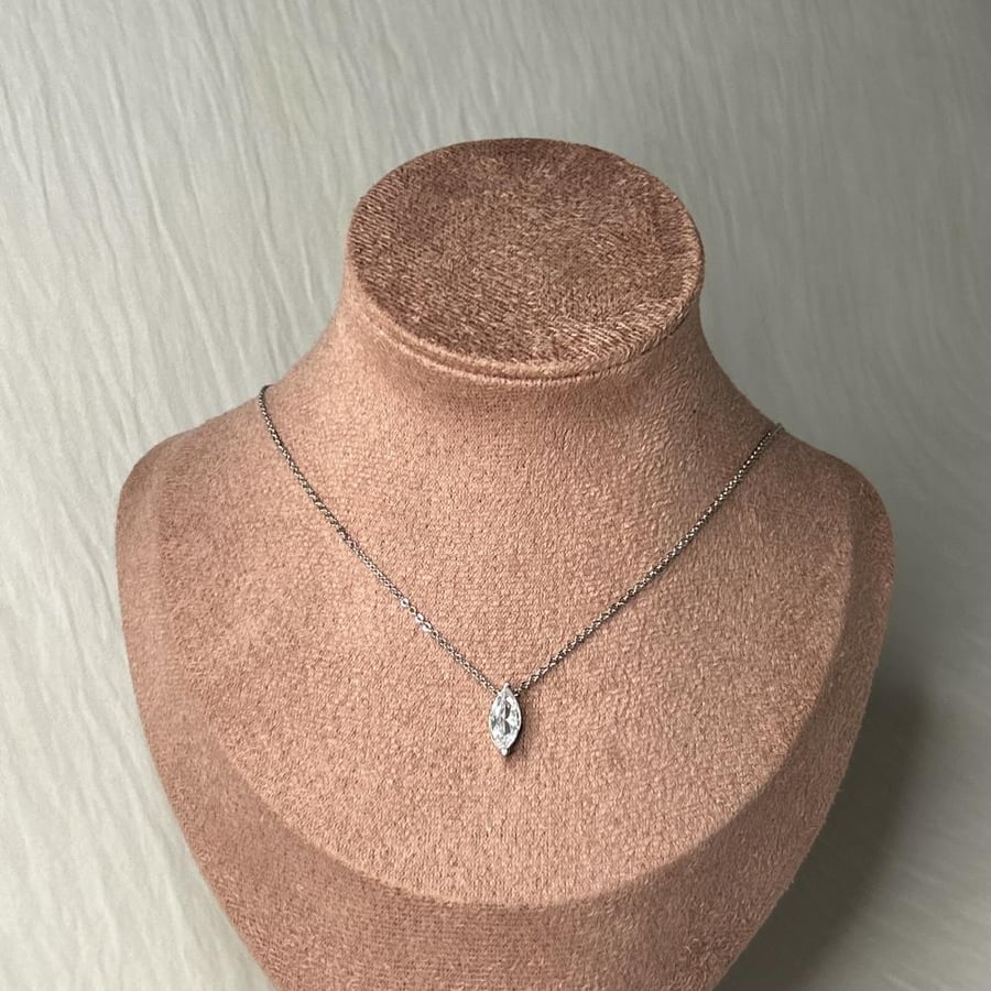 925 silver two-piece necklace