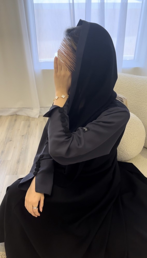 عبايه #50 رمادي