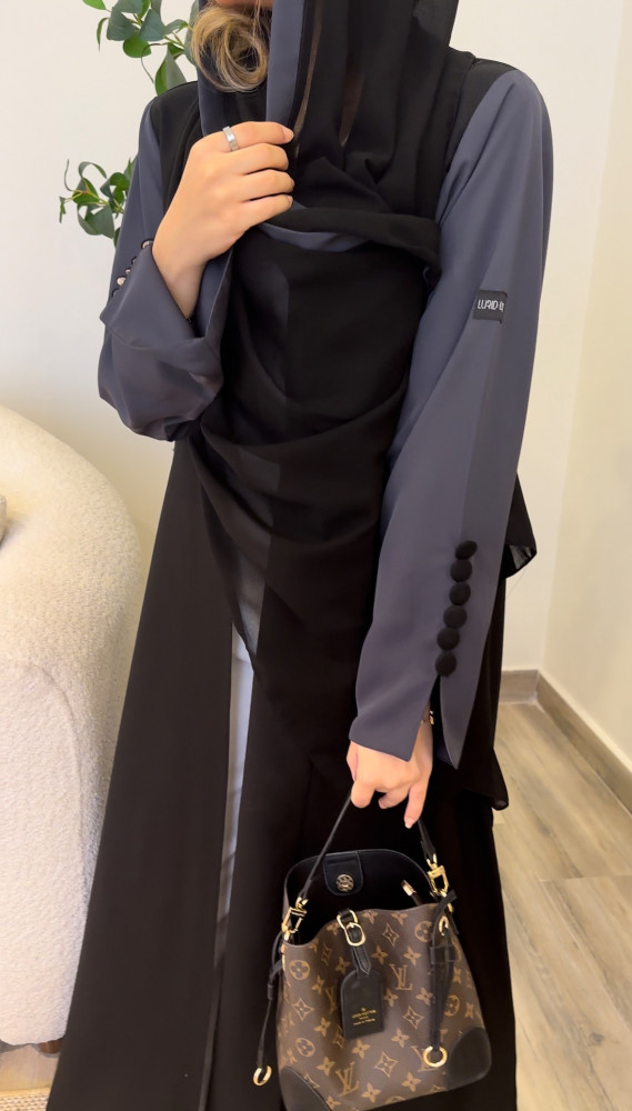 عبايه #50 رمادي