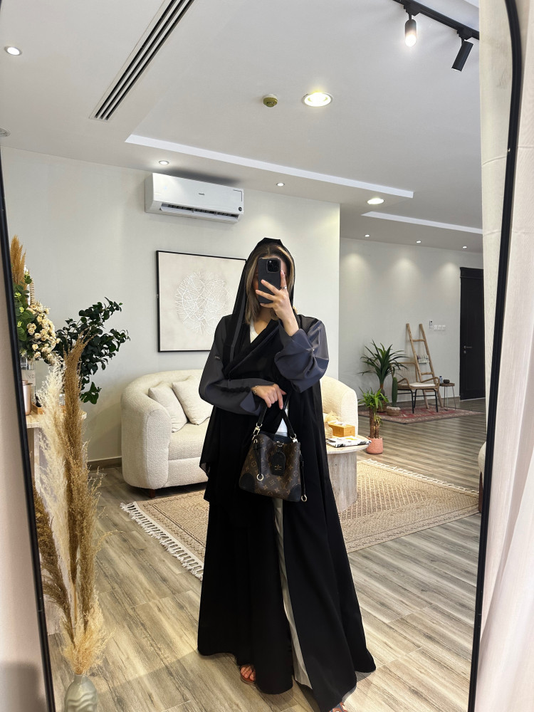 عبايه #50 رمادي