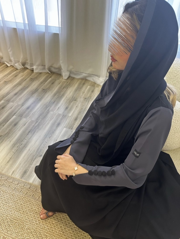عبايه #50 رمادي