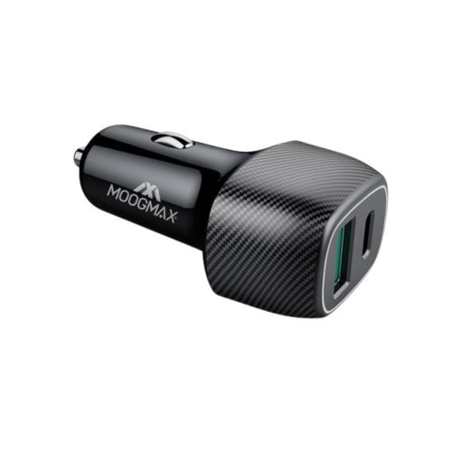 MOOGMAX - شاحن سيارة منفذ PD+USB ا 38W م/MX106 ماركة موج ماكس