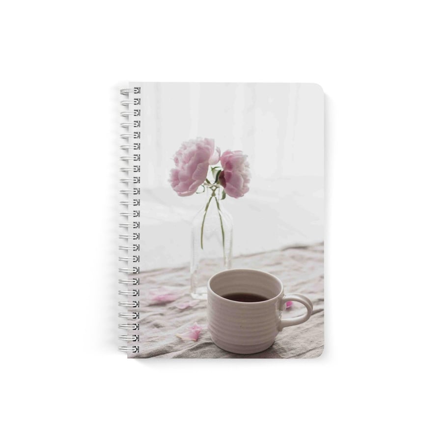 A5 notebook, lined paper, 60 sheets