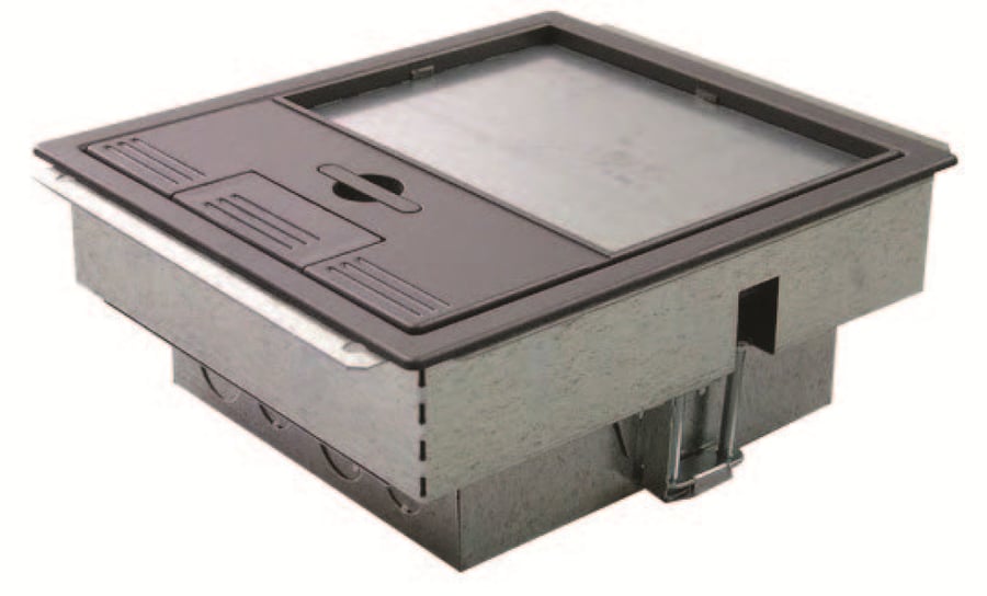 Alfanar 3-Module Floor Box for Raised Floors
