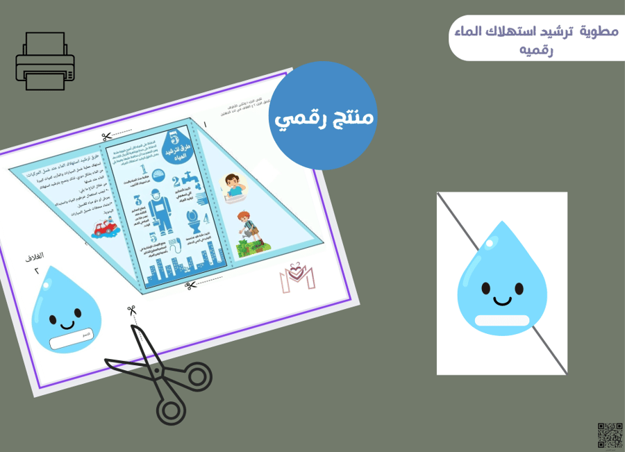 مطويه ترشيد استهلاك الماء  (رقميه)