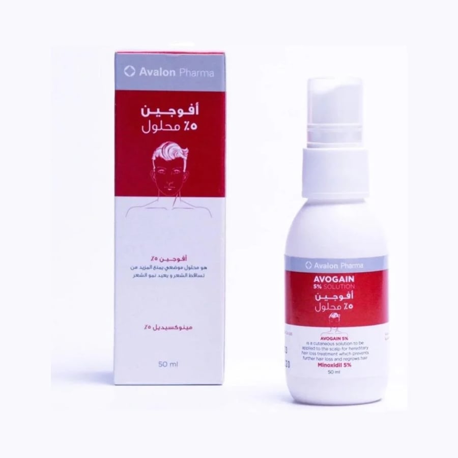 محلول علاج تساقط الشعر أفوجين تركيز 5
