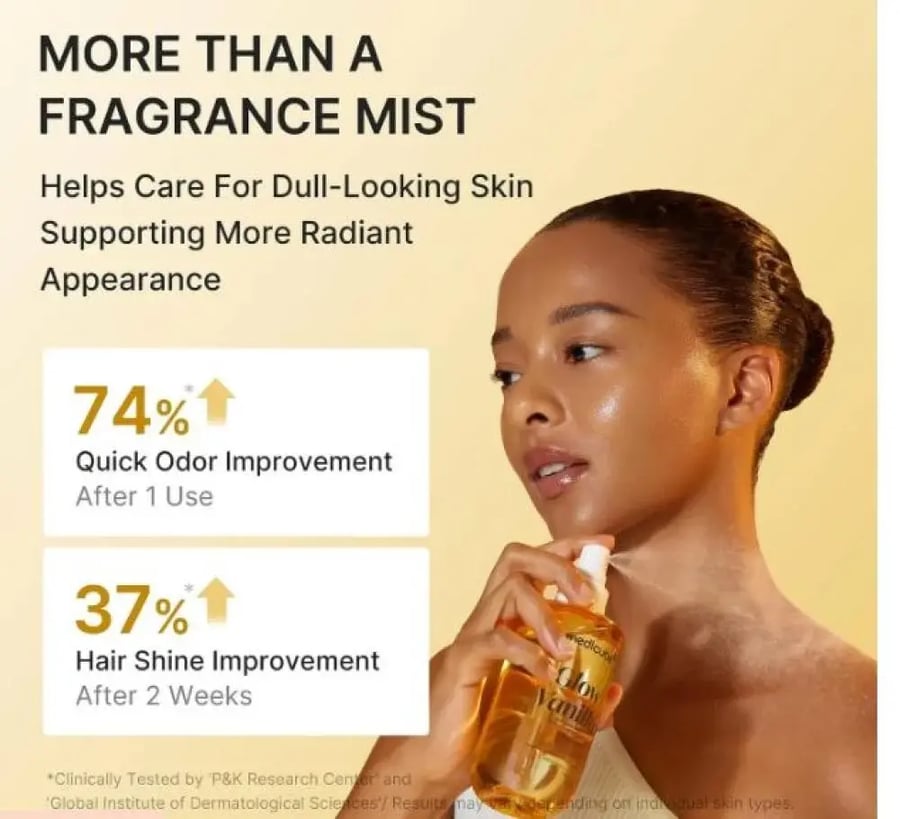 بخاخ معطر للشعر والجسم برائحة الفانيليا من ميديكوب - 100 مل