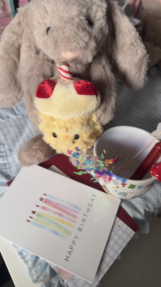 Jellycat Bunny with Cake