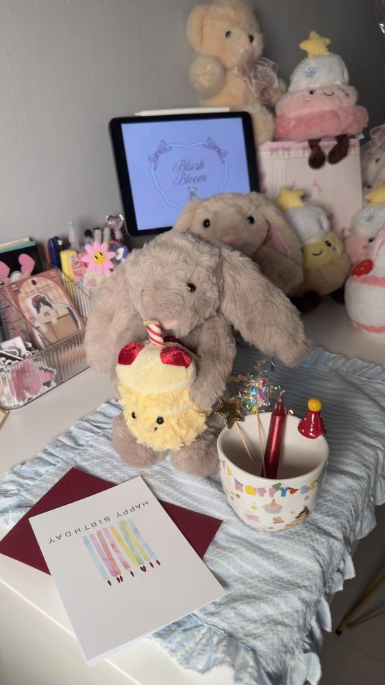 Jellycat Bunny with Cake