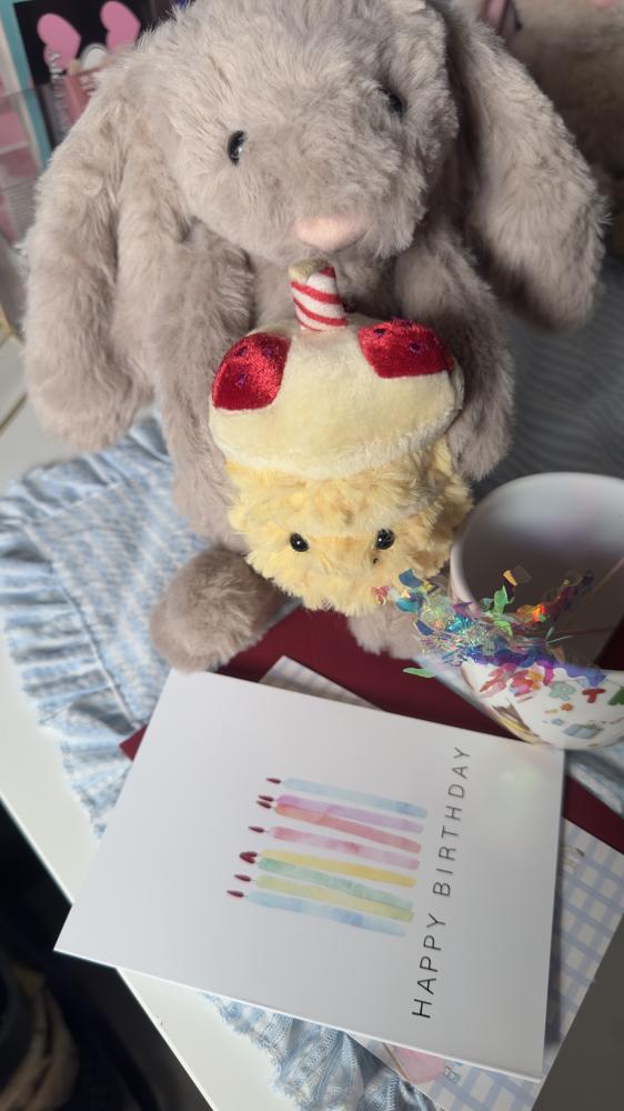 Jellycat Bunny with Cake