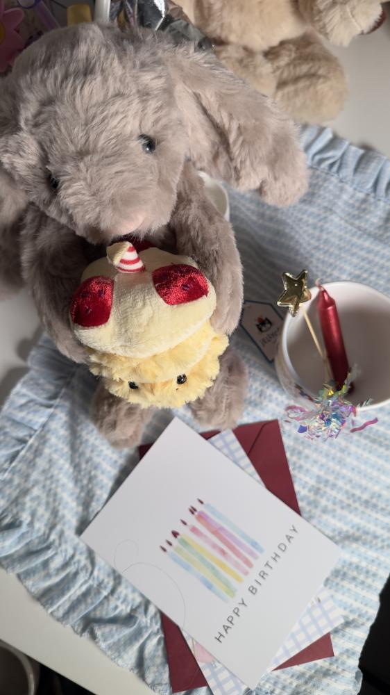 Jellycat Bunny with Cake